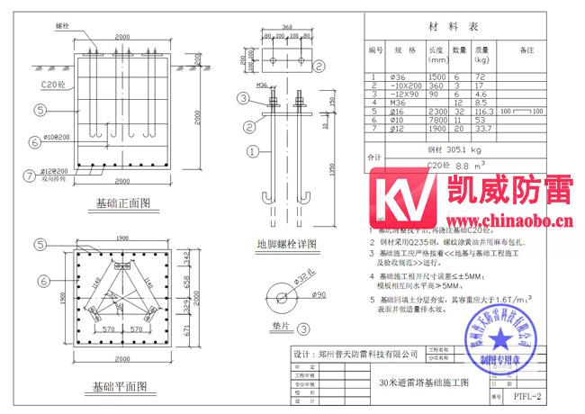 30米三角圓鋼避雷針基礎設計圖.jpg