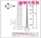 25米獨(dú)立避雷針?biāo)礼JT